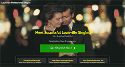 Desktop Screenshot of louisvilleprofessionalsingles.com